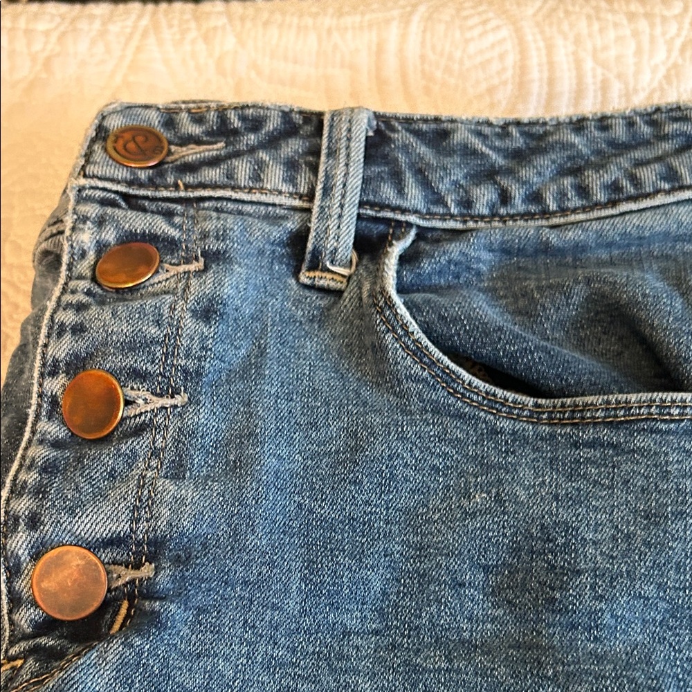 Treasure & Bond Blue Denim Shorts